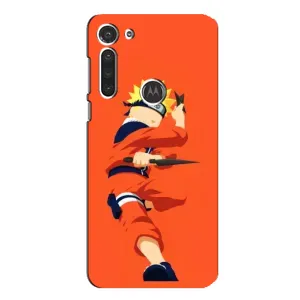 Чехлы с принтом Наруто на Motorola MOTO G8 (Силуэт Наруто)