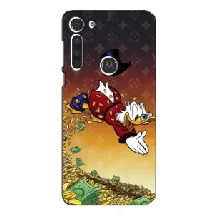 Силиконовый чехол для Motorola MOTO G8 (Скрудж Луи Виттон)