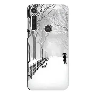 Чехлы на Новый Год Motorola MOTO G8 (Снегом замело)