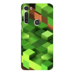 Чехлы для Motorola MOTO G8 (Персонажи Майн Крафт) (Текстура)