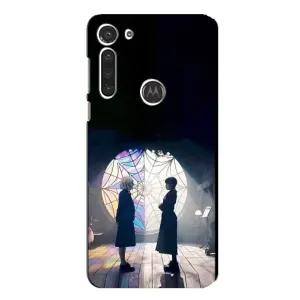 Чохол з картинкою Венсдей на Motorola MOTO G8 (Внсдей і Енід)