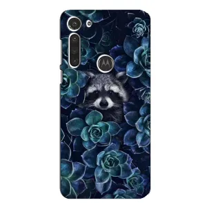 Силиконовый Чехол с Енотами на Motorola MOTO G8 (В цветах)