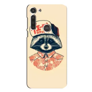Силиконовый Чехол с Енотами на Motorola MOTO G8 (В кепчику)