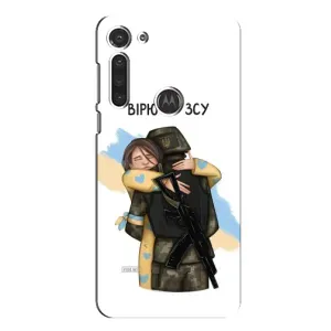 Патріотичний Чохол для Motorola MOTO G8 (Віримо у ЗСУ)