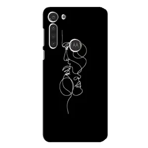 Силиконовые Чехлы Любимому человеку для Motorola MOTO G8 (Влюбленная пара)