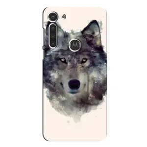 Чехол с Волком на Motorola MOTO G8 (Волк)