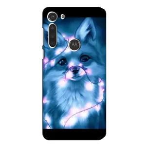 Чехол с Лисичкой для Motorola MOTO G8 (Яркая Лиса)