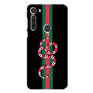 Чехлы Бренд GUCCI для Motorola MOTO G8 (Змей Гуччи)