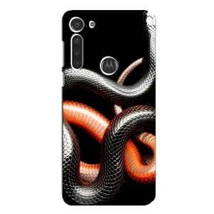Чехлы с изображением разных животных для Motorola MOTO G8 (Змея)