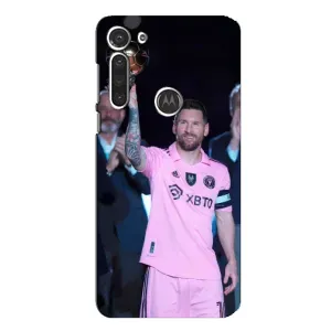 Чохли Лео Мессі в Маямі на Motorola MOTO G8 (Золотий м'яч Мессі)