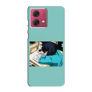 Чехол с персонажами АНИМЕ на Motorola MOTO G84 (Аканэ Тэндо)