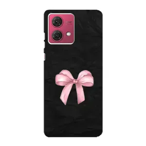 Чехол банты для Motorola MOTO G84 (Бантик)