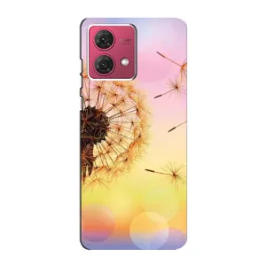 Силиконовый Чехол с одуванчиками на Motorola MOTO G84 (Цветок-одуванчик)