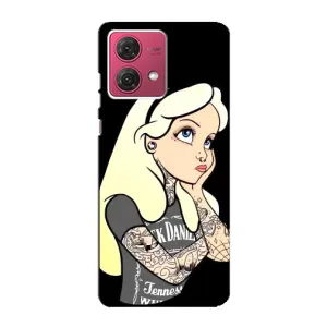 Чохол Стильні дівчата на Motorola MOTO G84 (Дівчина образилася)
