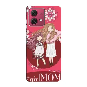 Чехлы для МАМЫ на Motorola MOTO G84 (Дочь и мама)