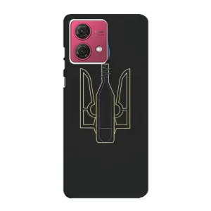 Чехол с картинкой (Патриотический ГЕРБ) на Motorola MOTO G84 (Герб - Молотова)