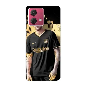 Силиконовый Чехол Motorola MOTO G84 (Gold Neymar)