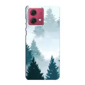 Летний Чехол на Motorola MOTO G84 (Горный лес)