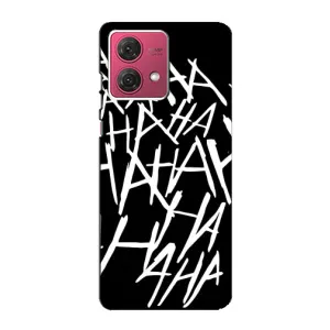 Чехлы с картинкой Джокера на Motorola MOTO G84 (Хахаха)