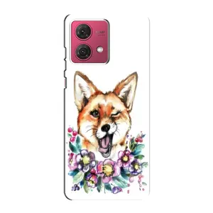 Чехол с Лисичкой для Motorola MOTO G84 (Хитрая лиса)