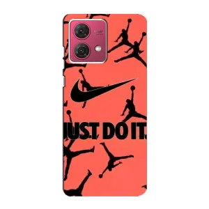 Силиконовый Чехол Nike Air Jordan на Моторола Мото Джи 84 (Just Do It)
