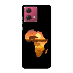 Летний Чехол на Motorola MOTO G84 (Карта)