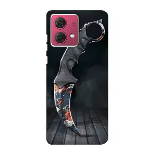 Чехол КИБЕРСПОРТ для Motorola MOTO G84 (Кинжал КС ГО)