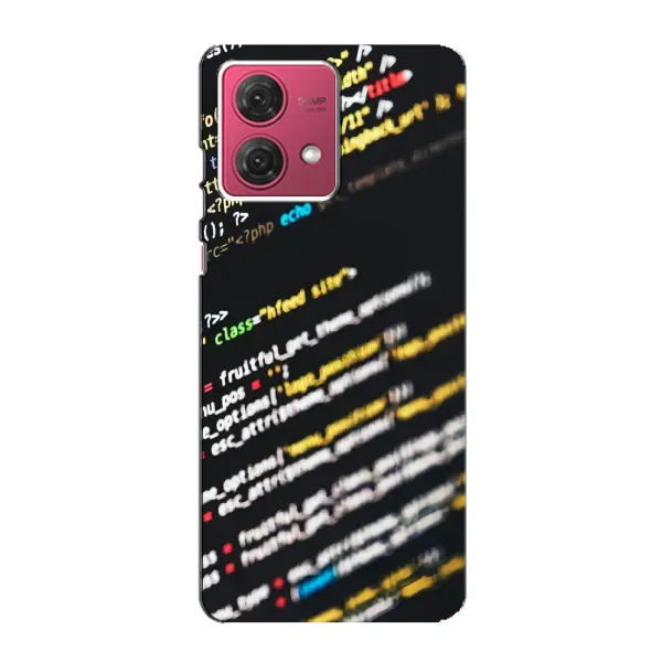 Чехол с рисунком «Код» для Motorola MOTO G84 Чехол с рисунком «Код» для Motorola MOTO G84