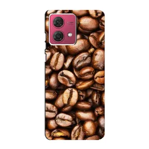Чехол с изображением вкусной еды для Motorola MOTO G84 (Кофе)
