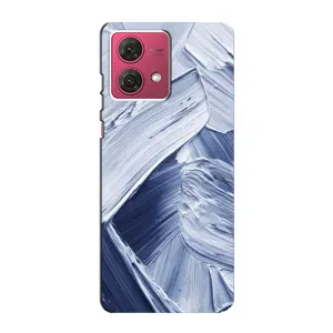 Чехлы со смыслом для Motorola MOTO G84 (Краски мазки)