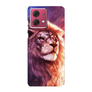 Чехол с картинкой на Motorola MOTO G84 (Красочный ЛЕВ)