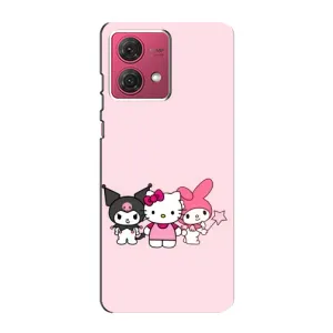 Чехол с персонажем Куроми на Motorola MOTO G84 (Куроми Мелоди Китти)