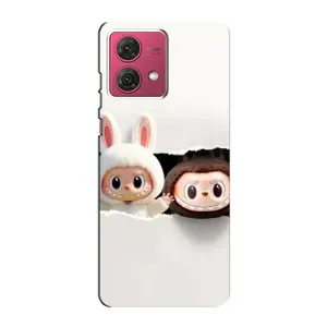 Чехол с принтом Лабубу для Motorola MOTO G84 (Фигурки Labubu)