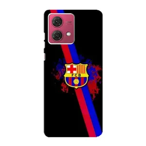 Чехол для Motorola MOTO G84 (Барселона) (Лого Барсы)