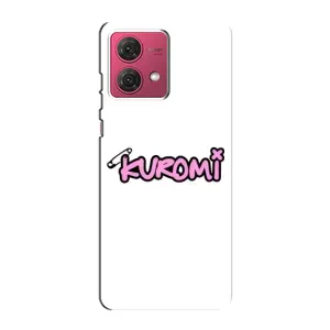 Чехол с персонажем Куроми на Motorola MOTO G84 (Лого Куроми)