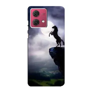 Чехлы с изображением разных животных для Motorola MOTO G84 (Лошадь)