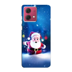 Чехлы на Новый Год Motorola MOTO G84 (Маленький Дед Мороз)