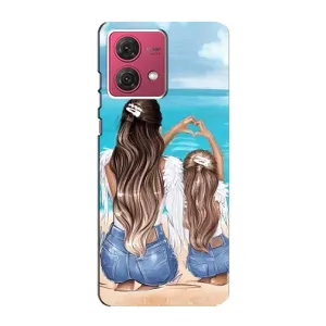 Чехлы для МАМЫ на Motorola MOTO G84 (Мама и дочь)