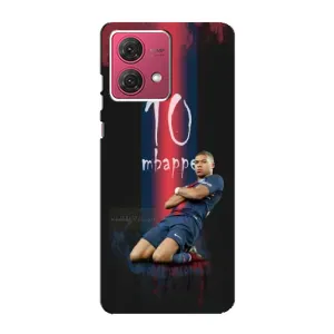 Чехол (TPU) с Футболистом на Motorola MOTO G84 (MBAPPE 10)