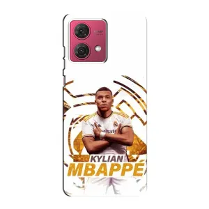 Чехол (TPU) с Футболистом на Motorola MOTO G84 (Мбаппе Реал)
