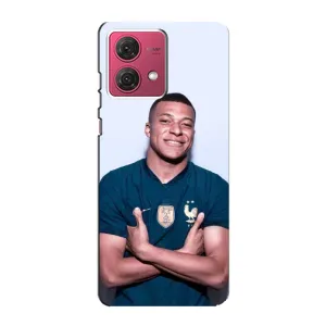 Чехол (TPU) с Футболистом на Motorola MOTO G84 (Мбаппешичка)