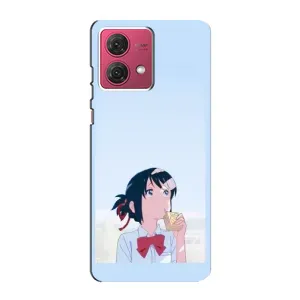 Чехол с персонажами АНИМЕ на Motorola MOTO G84 (Мицуха)
