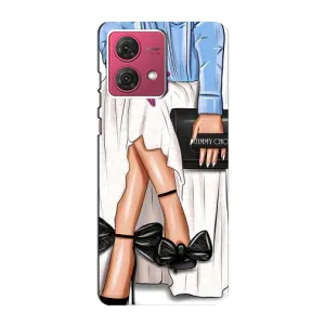 Силіконовый Чохол на Motorola MOTO G84 з картинкой Модных девушек (Мода)