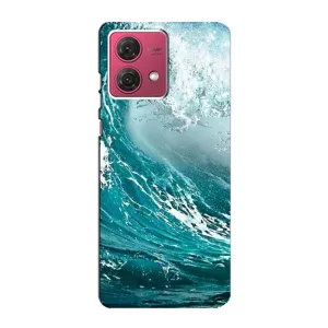 Летний Чехол на Motorola MOTO G84 (Морская волна)