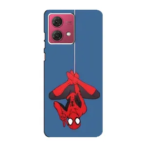 Чохол Супергерой Людина Павук на Motorola MOTO G84 (На павутині)