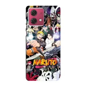 Купить Чехлы на телефон с принтом Anime для Motorola MOTO G84 (Наруто постер)
