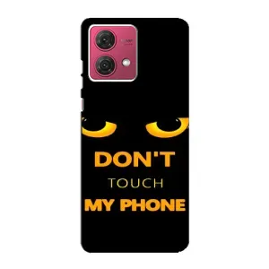 Чехол с Прикольным принтом на Motorola MOTO G84 (Не трогай мой телефон)