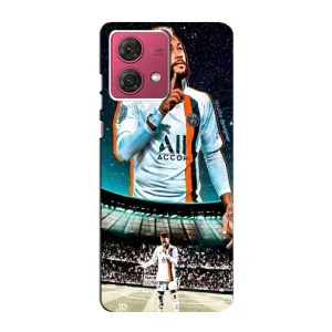 Силиконовый Чехол Motorola MOTO G84 (Неймар ПСЖ)