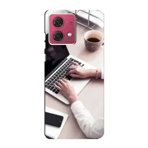 Силиконовый бампер (Работники) на Motorola MOTO G84 (Офисный работник)
