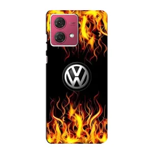 Чехол "Фольксваген" для Motorola MOTO G84 (Огненный Лого)
